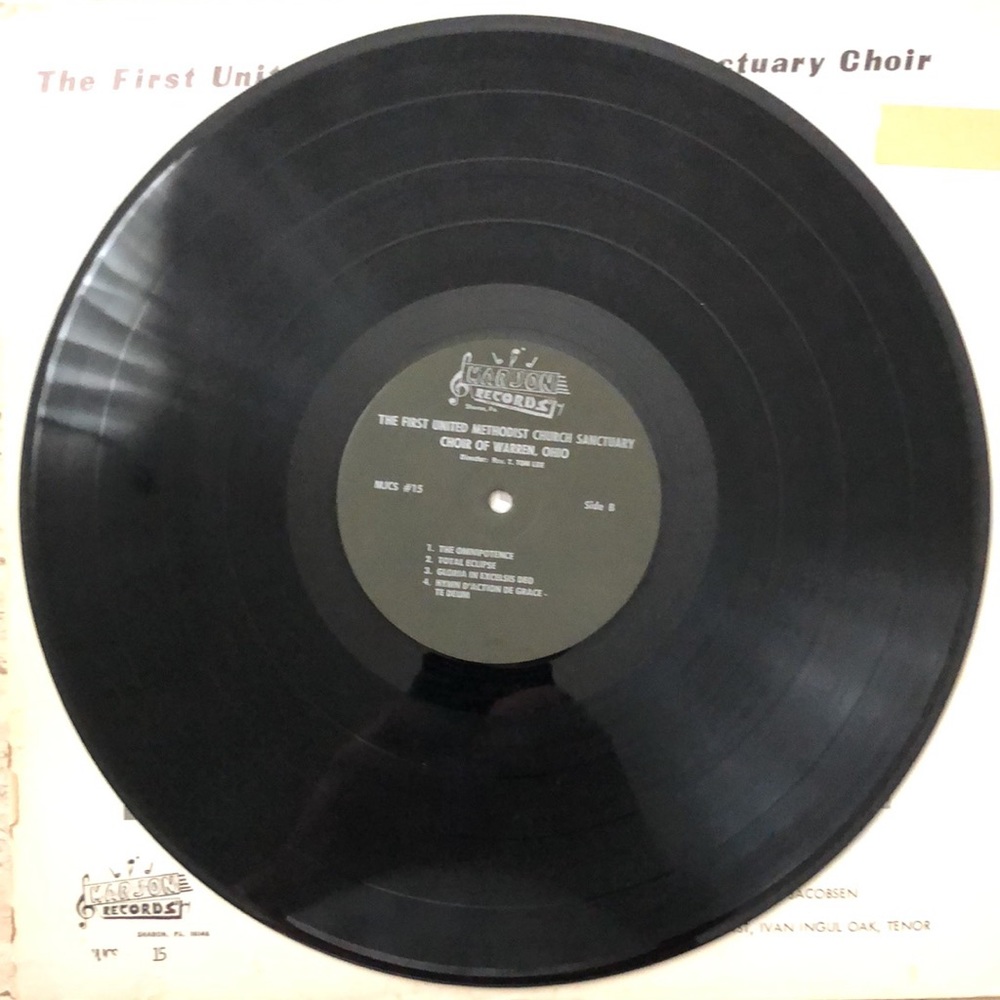 The First United Methodist Church Sanctuary Choir Warren, Ohio Vinyl Lp - Picture 4 of 10
